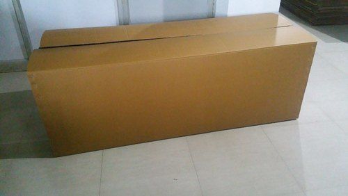 Paper Plain Brown Color And 3 Ply Corrugated Packaging Box With High Weight Bearing Capacity