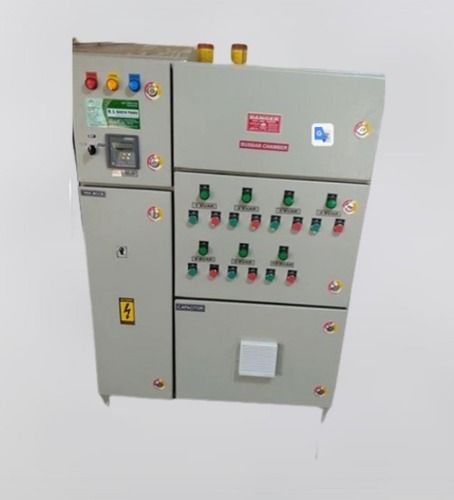  400 Volt, Rectangle Shape Aluminum Powder Coated Electrical Control Panel For Industrial Use