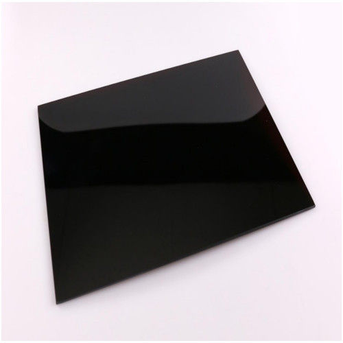 Aluminum Black Water-Resistant Lightweighted Square Shaped Plain Ceramic Glass