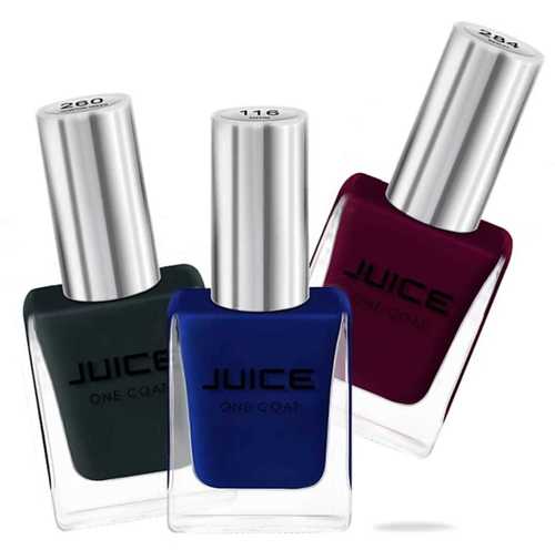 Buy JUICE | ONE COAT | NAIL PAINT COMBO | FLAMENCO RED - 11, CARNATION PINK  - 47, HELLO PINK - 48, RED CURRENT - 49, MACARONI ORANGE - 78 | LONG  LASTING | 11ML EACH | PACK OF 5 Online at Low Prices in India - Amazon.in