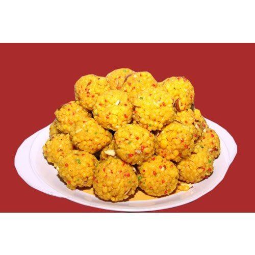 Yellow Colour Round Shape Healthy Mewa Laddu With Nuts and 10 Days Shelf Life