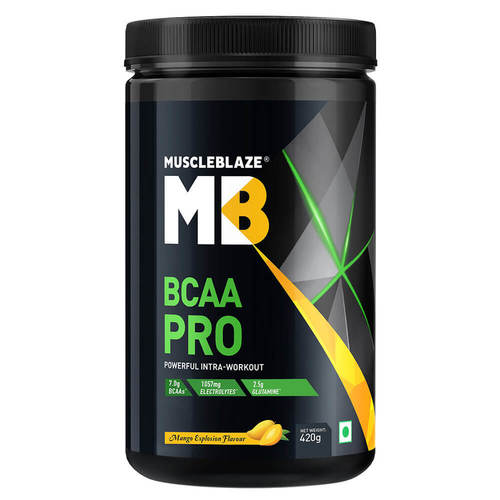 100% Fresh Muscle Blaze Pro Bcaa Essential Amino Acids With 2.50 G Of Glutamine