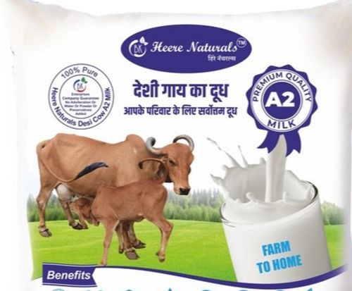 100% Natural And Fresh Premium Quality Full Cream A2 Cow Milk With 10 Gram Fat