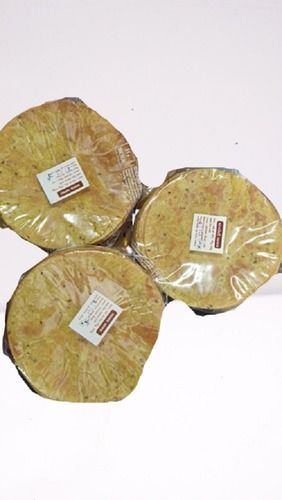 100% Pure Light Yellow Deep Fried Tasty Papad With Salty Taste For Snack Carbohydrate: 6 Percentage ( % )