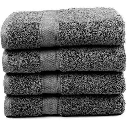 100 Percent Plain Cotton Bath Towel Grey Colour Available On Size 30X60Inch  Age Group: Children