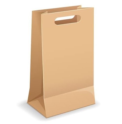 Brown Paper Bag With Wide Variety Of Used(Garment, Grocery Shopping)
