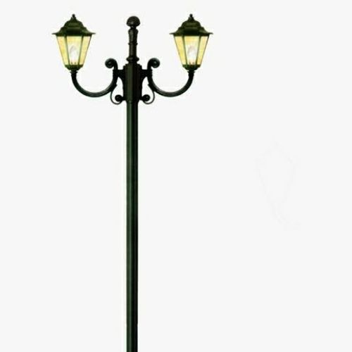 Decorative Light Pole For Lighting, Black Color And Mild Steel Metal Voltage: 220 Volt (v)