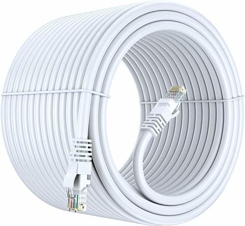 Fedus 90 Meter Cat6 Ethernet Cable, Lan Cable, Network Cable White