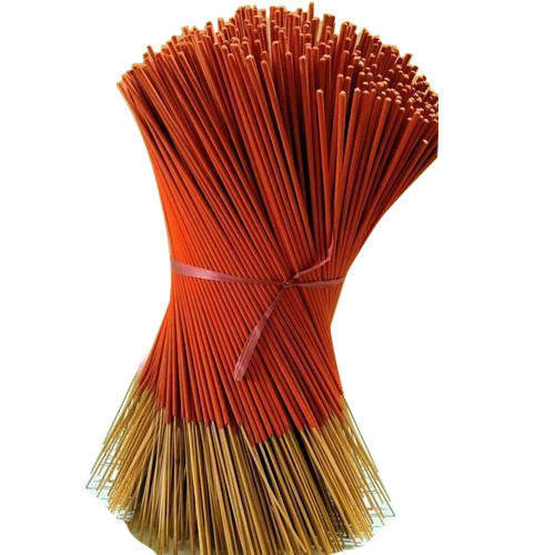 Red Color Scented Agarbatti Sticks With Pleasant Floral Fragrance And Bamboo Wood