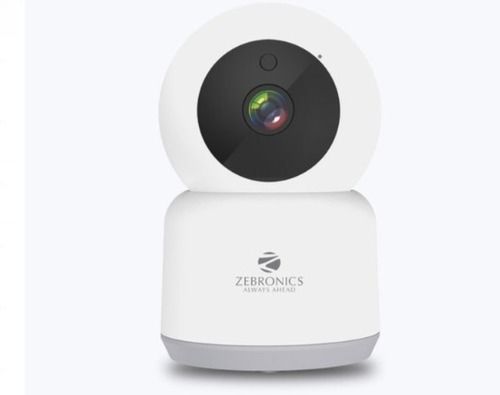 White Zebronics Smart Cam With 5 Meter Ir Distance And 3.6Mm Lens Size