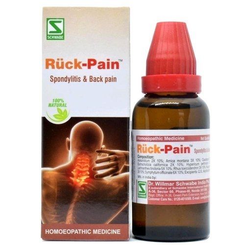 100 Percent Natural Ruck- Pain Spondylitis And Back Pain Oil Homeopathic Medicine
