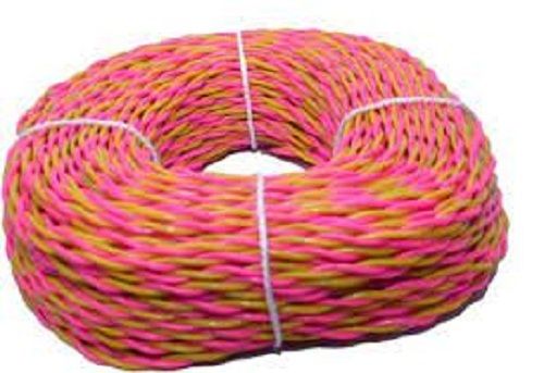 120-Volts Pink And Yellow Pvc Electrical Housing Wires, 90 Meter Length