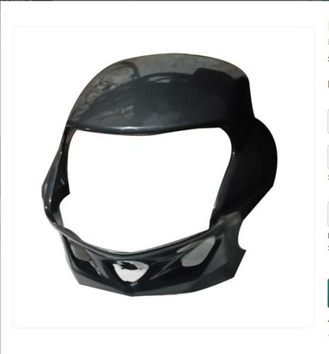 5X4 Inch Black Color Bike Headlight Visor With Plastic Body & 500 Gram Weight Vehicle Type: Two Wheeler