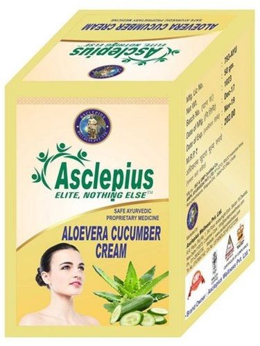 Asclepius Wellness Exe Aloevera Cucumber Cream For Personal, Parlour
