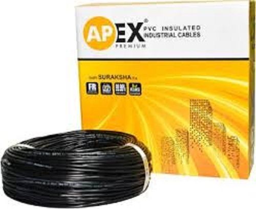 Black Apex Pvc Copper 120-volts Electrical Housing Wire, 90 Meter Length