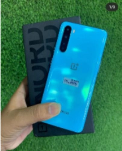 Blue Color Oneplus Nord Android Mobile Phone With 8gb Ram & 128gb Rom