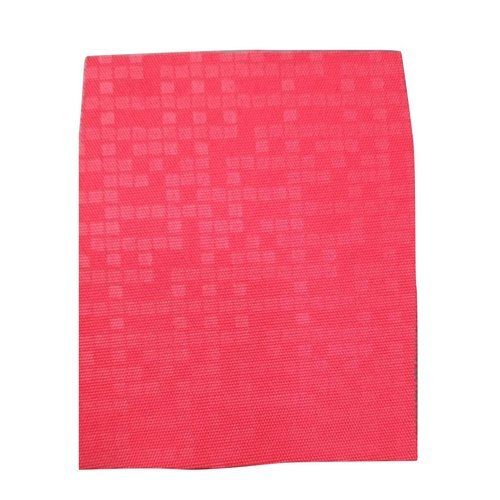 Smooth Breathable, Soft And Long Life Pain Red Cotton Coated Fabric Thickness 1Mm