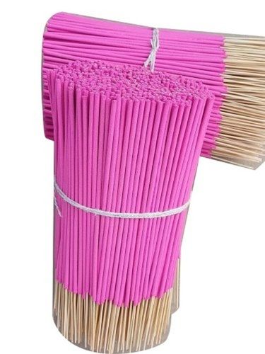 Charcoal Pink Raw Agarbatti for Religious Purpose With 100% Bamboo Wood