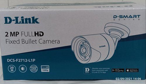 D-Link 2 Mp Full Hd Fixed Bullet Camera With 30M Camera Range & 1280X720 Resolution Application: Restaurant