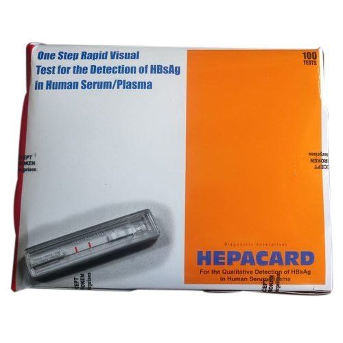 HEPACARD (HBsAg) One Step Rapid Visual Test Kit