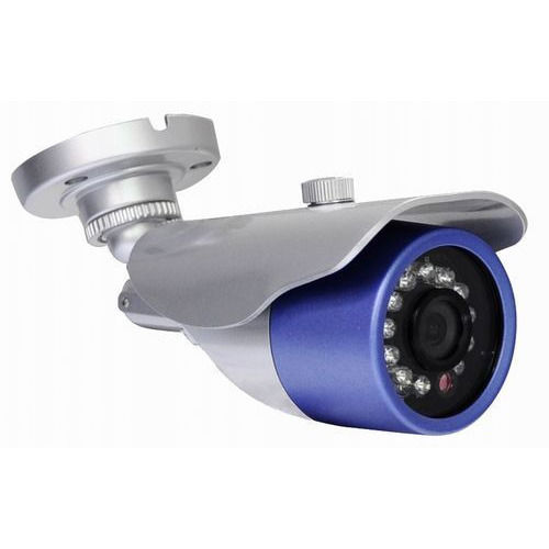 Long Life Span Easy To Install 24V Lens 3.6 Mm Blue And Silver Cctv Bullet Camera Application: Restaurant