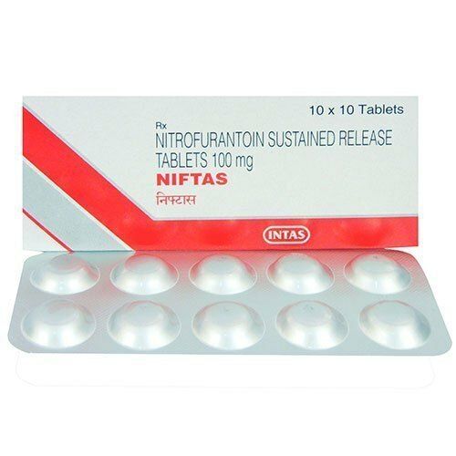 Niftas 100 Nitrofurantoin Sustained Release Tablet Organic Medicine