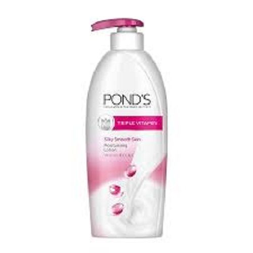 No Irritation Rich Frangrance Ponds Triple Vitamin Moisturising Body Lotion Color Code: White