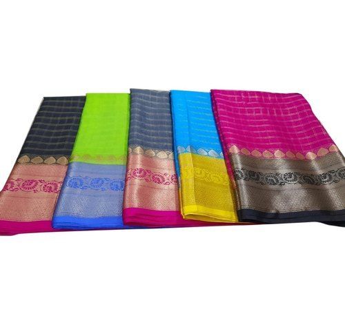 Khadi Party Wear Semi Georgette Warm Silk Saree With Soft, Sleek And Trendy Design