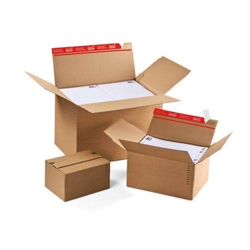 मेडिसिन पैकेजिंग के लिए प्लेन ब्राउन रेक्टेंगुलर शेप कार्टन बॉक्स 