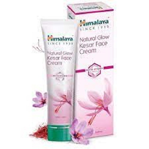 Skin Friendly Easy To Apply Rich Aroma Himalaya Natural Glow Kesar Face Cream Color Code: Pink