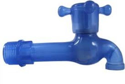 1/2 Size Pvc Plastic Round Shaped Water Plumbing Taps With Blue Color