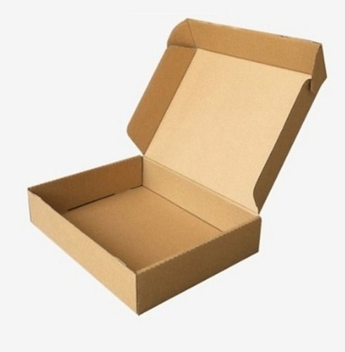 5 Ply Brown And Rectangle Shape 120 Gsm Corrugated Boxes For Industries Uses