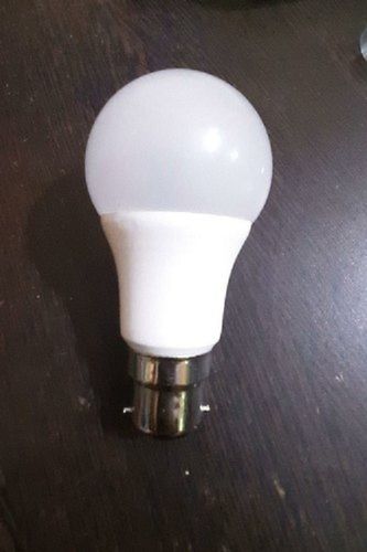 White Aluminum Round 9 Watt Led Bulb, For Indoor, Base Type: B22 Eco-Friendly And Easy To Uses