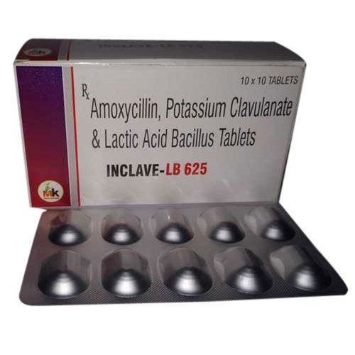Amoxycillin, Potassium Clavulanate And Lactic Acid Bacillus Antibiotic Tablets
