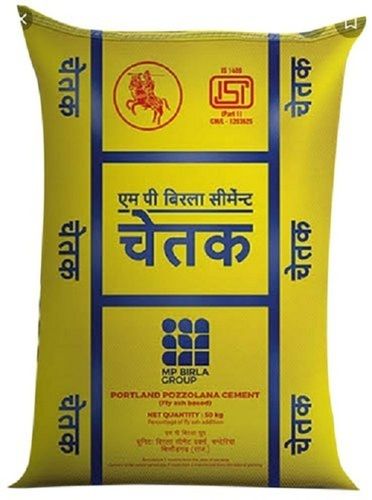 Grey Birla Chetak Cement 50 Kg Air Content Fineness Expansion Strength And Heat Of Hydration