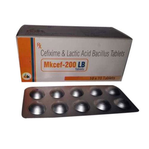 Cefixime And Lactic Acid Bacillus Antibiotic Tablets, 10x10 Alu Alu Blister Pack