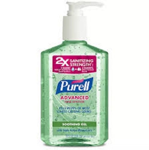 Colour Green Purell Hand Sanitizers Bottle Antiseptic, Hand Disinfectant And Suitable For All Ages