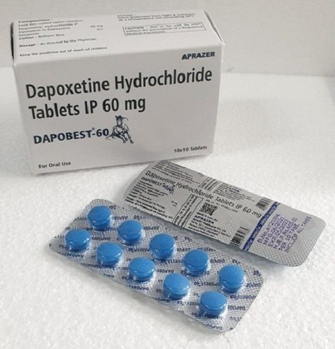 Dapobest 60 Hydrochloride Tablets Ip 60 Mg (Pack Size 10x10 Tablets)