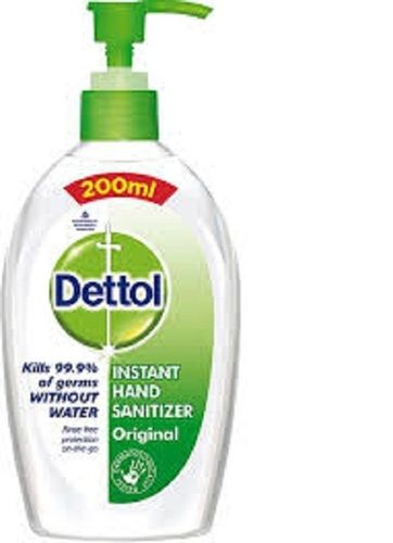 Daily Usable Skin-Friendly Antibacterial Liquid Dettol Hand Sanitizer for Kills 99.9 Percent of Germs Instantly