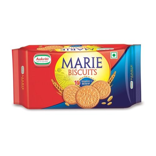 Hygienic Prepared Sweet And Delicious Taste Crispy And Crunchy Marie Biscuits Fat Content (%): 18.2 Grams (G)