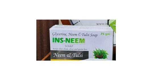 Green  75 Gm Ins-Neem, Glycerin, Neem And Tulsi Soap, Keep Skin Clean, Clear And Germ Free