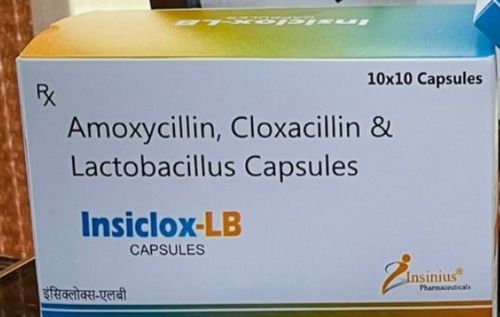 Insiclox-lb Amoxycillin, Cloxacillin And Lactobacillus Capsules