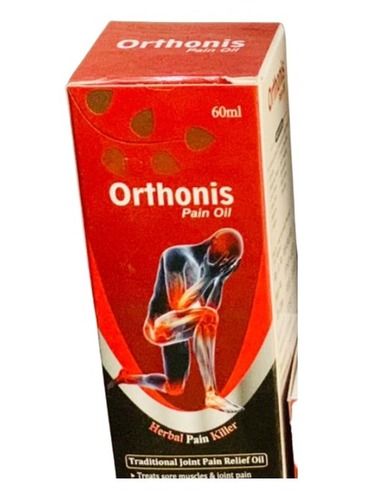  60 Ml Orthonis Pain Oil, Traditional Joint Pain Relief Oil, Treats Sore Muscle And Joint Pains Age Group: For Adults