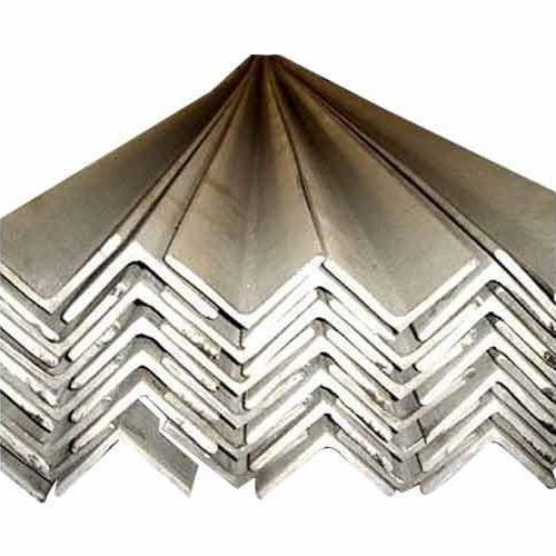 Silver Color Lightweighted Heavy-Duty L Shaped 40-Feet 6Mm Ms Angles Grade: Industrial Grade