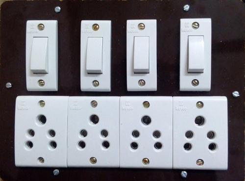  21*25 Size White Color Electrical Switch Board For Domestic And Industrial