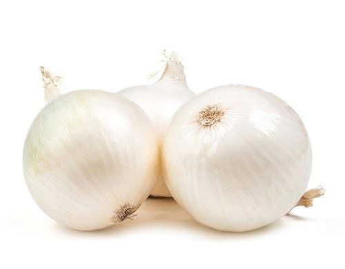 A Grade White Fresh And Pure Organic Round Onion For Cooking , Pack Of 10 Kg