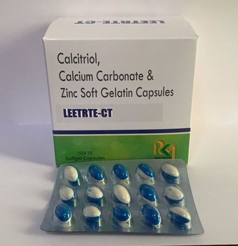 Calcitriol, Calcium Carbonate And Zinc Capsules, 10X15 Blister Pack Dosage Form: Capsule