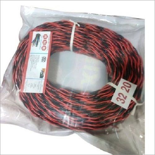 Crack Resistance Heat Proof Flame Resistance Red And Black Electrical House Wire Cable Capacity: 2 Core I?  25 Mm2 Milliampere (Ma)