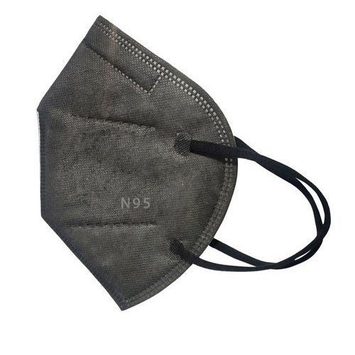 Dark Grey Colour Anti Pollution Reusable N95 Mask With Earloop And Washable