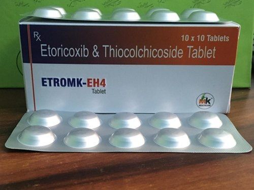 Etoricoxib And Thiocolchicoside Tablet, 10x10 Alu Alu Blister Pack